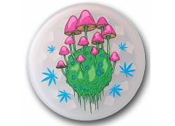 Grinder Τρίφτης Πλαστικός Mushrooms 60mm & Tips - 3 Parts