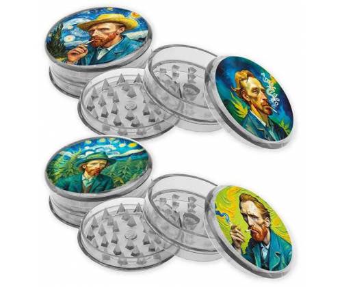 Grinder Τρίφτης Πλαστικός Vincent A'Dam 60mm - 3 Parts - Τιμή: 2,20€