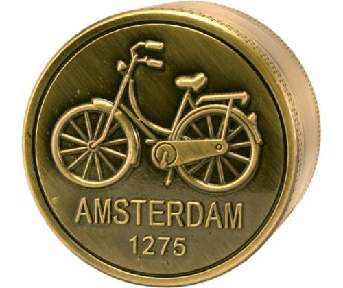 Grinder Amsterdam Τρίφτης Bicycle Χρυσό 40mm - 3 Parts - Τιμή: 7,90€