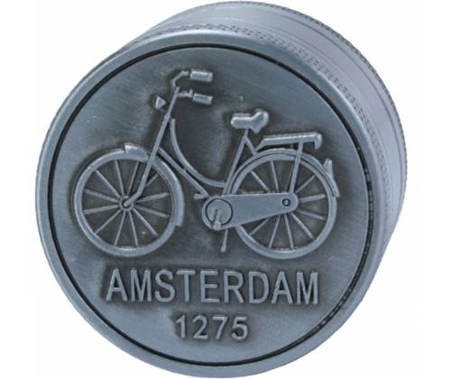 Grinder Amsterdam Τρίφτης Bicycle Ασημί 40mm - 3 Parts - Τιμή: 7,90€