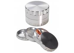 Grinder Τρίφτης «Propeler» Μεταλλικό 62mm Ασημί - 4 Parts