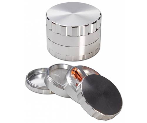 Grinder Τρίφτης «Propeler» Μεταλλικό 62mm Ασημί - 4 Parts - Τιμή: 24,50€