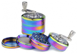 Grinder Τρίφτης Μύλος 52mm Rainbow - 4 Parts