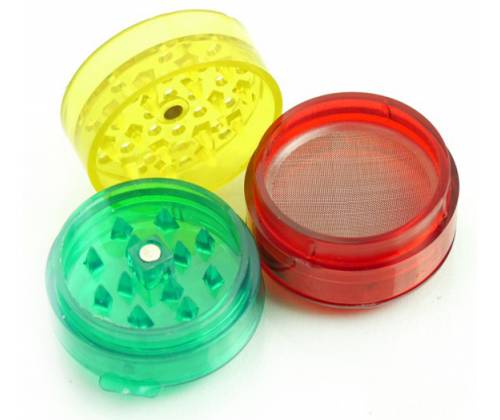 Rasta Grinder Τρίφτης Πλαστικός 48mm - 4 Parts - Τιμή: 1,70€