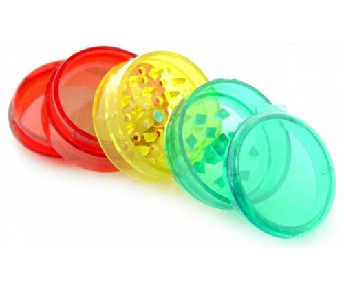 Rasta Grinder Τρίφτης Πλαστικός 48mm - 4 Parts - Τιμή: 1,70€