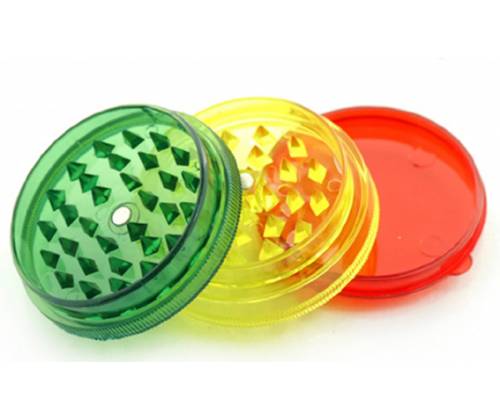 Rasta Grinder Τρίφτης Πλαστικός 60mm - 3 Parts - Τιμή: 1,70€