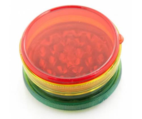 Rasta Grinder Τρίφτης Πλαστικός 60mm - 3 Parts - Τιμή: 1,70€