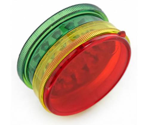 Rasta Grinder Τρίφτης Πλαστικός 60mm - 3 Parts - Τιμή: 1,70€