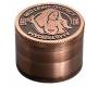 Grinder Τρίφτης 50mm Amsterdam Red Light Bronze - 4 Parts - Τιμή: 11,90€