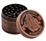 Grinder Τρίφτης 50mm Amsterdam Red Light Bronze - 4 Parts - Τιμή: 11,90€
