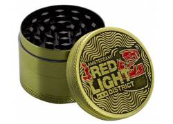 Grinder Τρίφτης 50mm Amsterdam Red Light Gold - 4 Parts