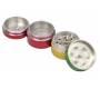 Grinder Τρίφτης Μεταλλικός Reggae Rasta 30mm - 4 Parts - Τιμή: 6,50€