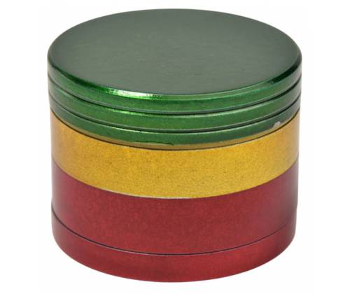 Grinder Τρίφτης Μεταλλικός Reggae Rasta 50mm - 4 Parts - Τιμή: 7,30€