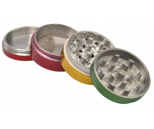 Grinder Τρίφτης Μεταλλικός Reggae Rasta 50mm - 4 Parts - Τιμή: 7,30€