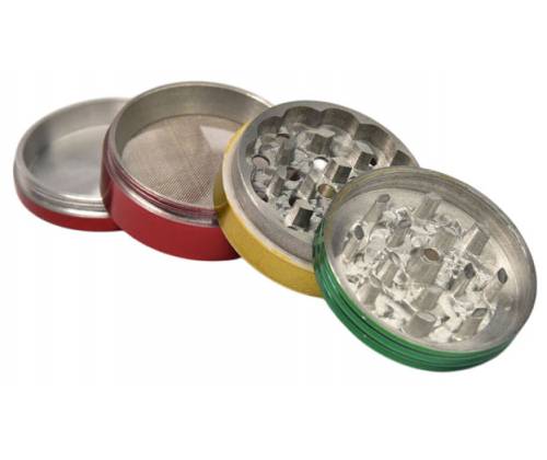 Grinder Τρίφτης Μεταλλικός Reggae Rasta 55mm - 4 Parts - Τιμή: 7,60€