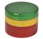 Grinder Τρίφτης Μεταλλικός Reggae Rasta 58mm - 4 Parts - Τιμή: 7,90€