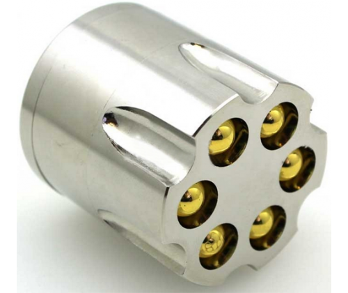 Grinder Μαγνητικός Τρίφτης Γεμιστήρας Περίστροφου 40mm Ασημ - Τιμή: 7,90€