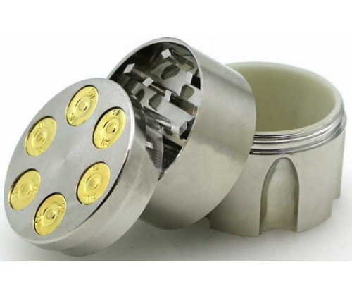 Grinder Μαγνητικός Τρίφτης Γεμιστήρας Περίστροφου 40mm Ασημ - Τιμή: 7,90€