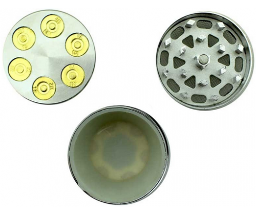 Grinder Μαγνητικός Τρίφτης Γεμιστήρας Περίστροφου 40mm Ασημ - Τιμή: 7,90€