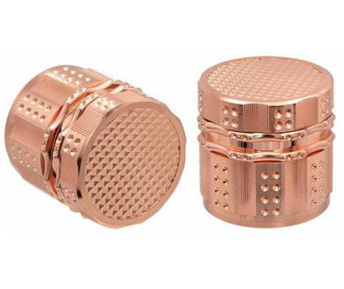 Grinder Τρίφτης Rose Gold 51mm - 4 Parts - Τιμή: 12,50€