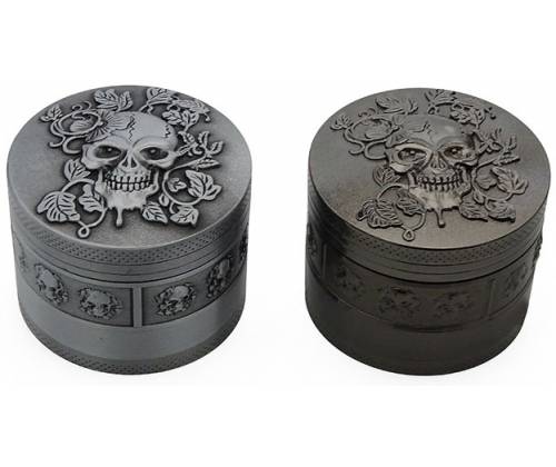 Grinder Τρίφτης Skull with Ivy 50mm - 4 Parts - Τιμή: 12,50€