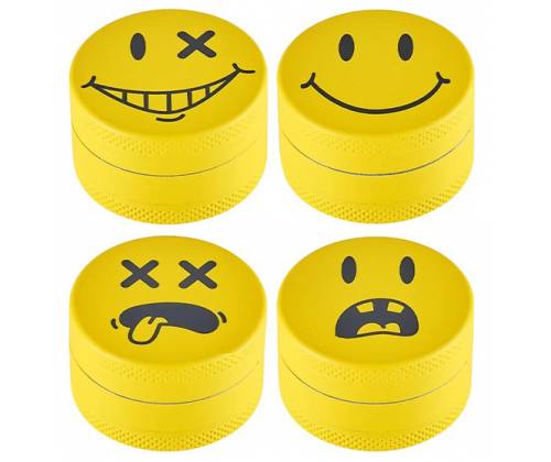 Champ Grinder Τρίφτης Αλουμινίου Yellow Face 40mm - 3 Parts - Τιμή: 7,40€