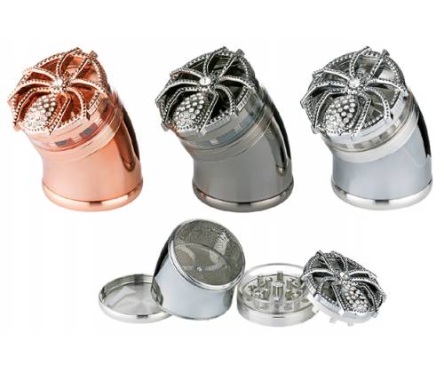 Super Heroes Grinder Τρίφτης 70mm Spider με Γωνία 45° - 4 Parts - Τιμή: 18,90€