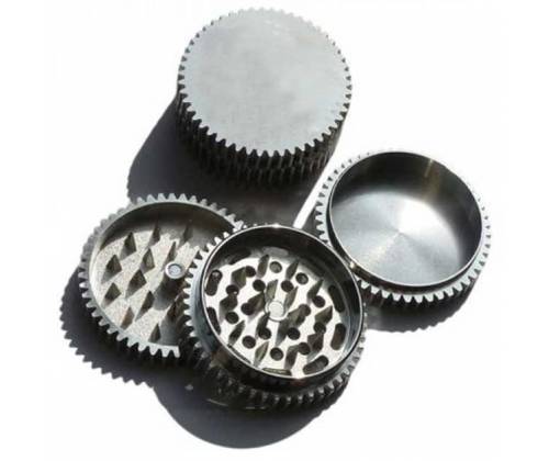 Grinder Τρίφτης 46mm Μεταλλικός Σχέδιο Γρανάζι - 3 Parts - Τιμή: 11,50€