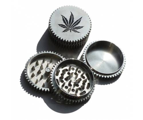 Grinder Τρίφτης 50mm Μεταλλικός Σχέδιο Γρανάζι - 3 Parts - Τιμή: 11,50€
