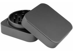 Grinder Τρίφτης Αλουμινίου Square Grey 55mm - 2 parts