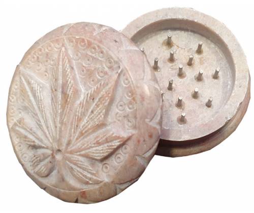 Grinder Τρίφτης από Πέτρα Leaf 56mm - 2 Parts - Τιμή: 3,90€