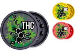 Grinder Eco Bio «Χημικός Τύπος THC» 55mm - 2 Parts