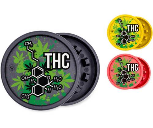 Grinder Eco Bio «Χημικός Τύπος THC» 55mm - 2 Parts - Τιμή: 5,40€