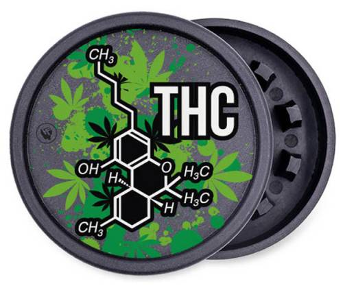 Grinder Eco Bio «Χημικός Τύπος THC» 55mm - 2 Parts - Τιμή: 5,40€