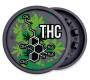Grinder Eco Bio «Χημικός Τύπος THC» 55mm - 2 Parts - Τιμή: 5,40€