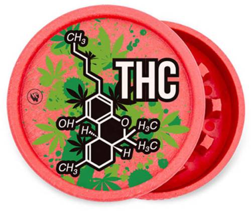 Grinder Eco Bio «Χημικός Τύπος THC» 55mm - 2 Parts - Τιμή: 5,40€