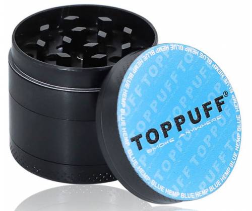 Grinder Τρίφτης Αλουμινίου 40mm Top Puff Blue - 4 Parts - Τιμή: 8,90€