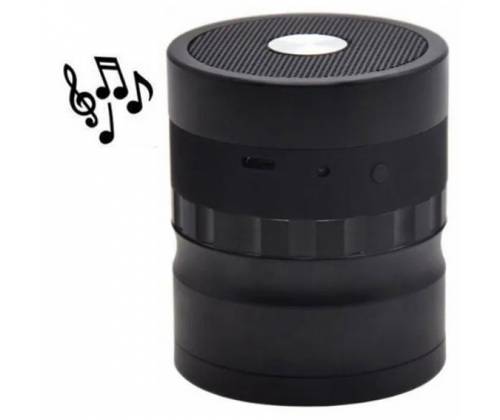 Grinder Τρίφτης Μαύρο Aluminium Με Ηχείο Bluetooth 62mm - 4 Parts - Τιμή: 39,90€