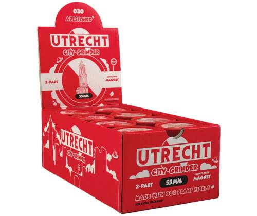 Grinder Τρίφτης Καπνού Bio (City Utrecht) 55mm - 2 Parts - Τιμή: 3,50€