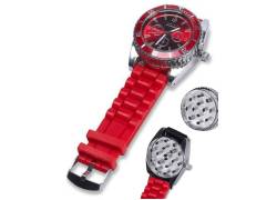 Time Grinder Metal Τρίφτης Ρολόι Κόκκινο 43mm - 2 parts