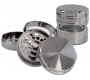 Grinder Τρίφτης με Παράθυρο Ασημί 62mm - 4 Parts - Τιμή: 14,90€