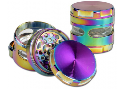 Grinder Τρίφτης με Παράθυρο Rainbow 62mm - 4 Parts