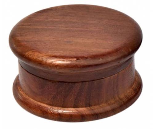 Grinder Τρίφτης Ξύλινος Σκούρο Καφέ Απλός 50mm - 2 Parts - Τιμή: 3,90€