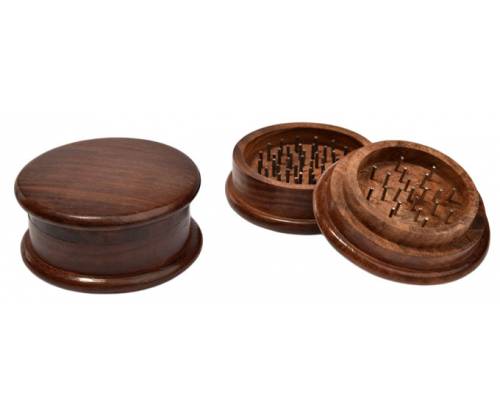 Grinder Τρίφτης Ξύλινος Σκούρο Καφέ Απλός 75mm - 2 Parts - Τιμή: 4,50€