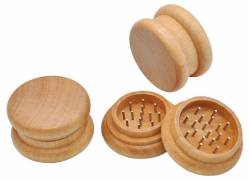 Grinder Τρίφτης Ξύλινο Amsterdam Ανοικτό Καφέ 50 mm - 2 Parts