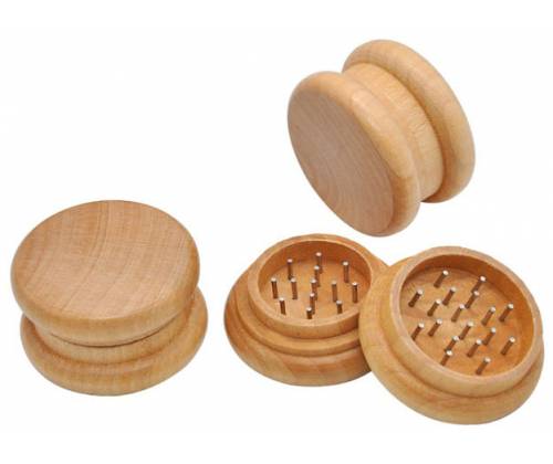 Grinder Τρίφτης Ξύλινο Skull 54 mm - 2 Parts - Τιμή: 7,90€