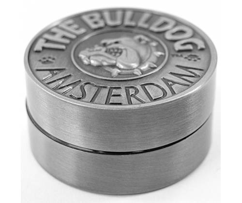 The Bulldog Amsterdam Grinder Μεταλλικό Ασημί - 2 Parts - Τιμή: 10,00€