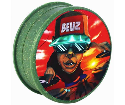 Grinder Τρίφτης Πλαστικός Beuz «DJ Beuz» 50mm - 3 Parts - Τιμή: 4,65€
