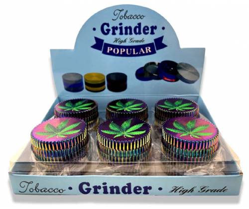 Grinder Τρίφτης 50mm Μεταλλικός Σχέδιο Γρανάζι Leaf Sprocket - 3 Parts - Τιμή: 16,50€