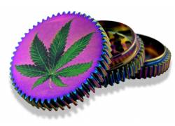 Grinder Τρίφτης 50mm Μεταλλικός Σχέδιο Γρανάζι Leaf Sprocket - 3 Parts